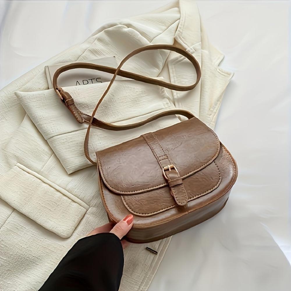 Agnes Klassisk Sadeltask Crossbody-väska